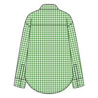 Women’s Classic Oversized Gingham Button-Down Shirt