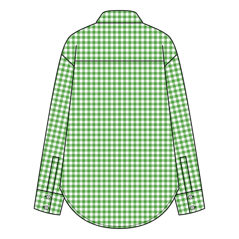 Women’s Classic Oversized Gingham Button-Down Shirt