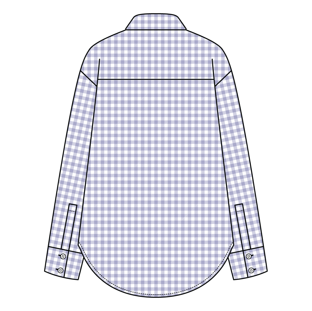 Women’s Classic Oversized Gingham Button-Down Shirt