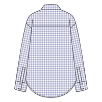 Women’s Classic Oversized Gingham Button-Down Shirt
