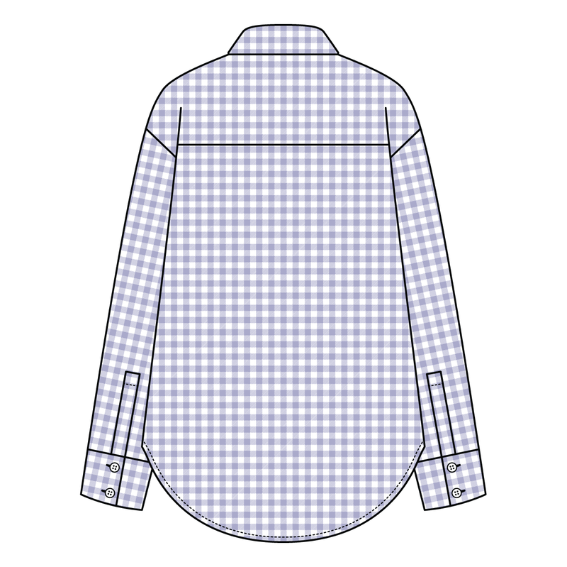 Women’s Classic Oversized Gingham Button-Down Shirt