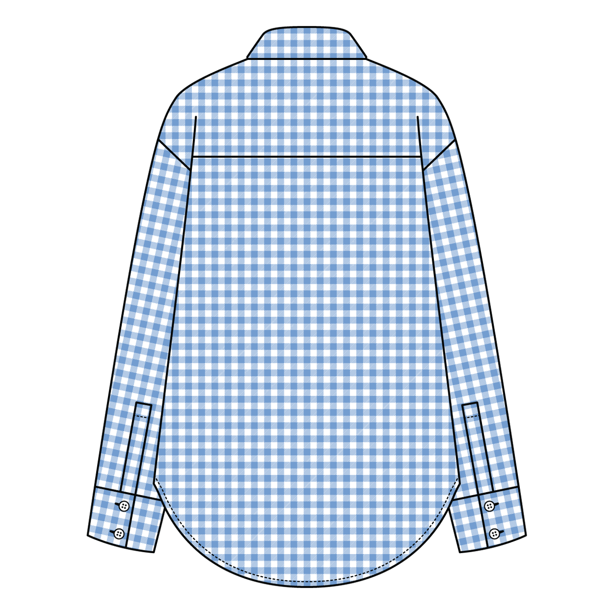 Women’s Classic Oversized Gingham Button-Down Shirt