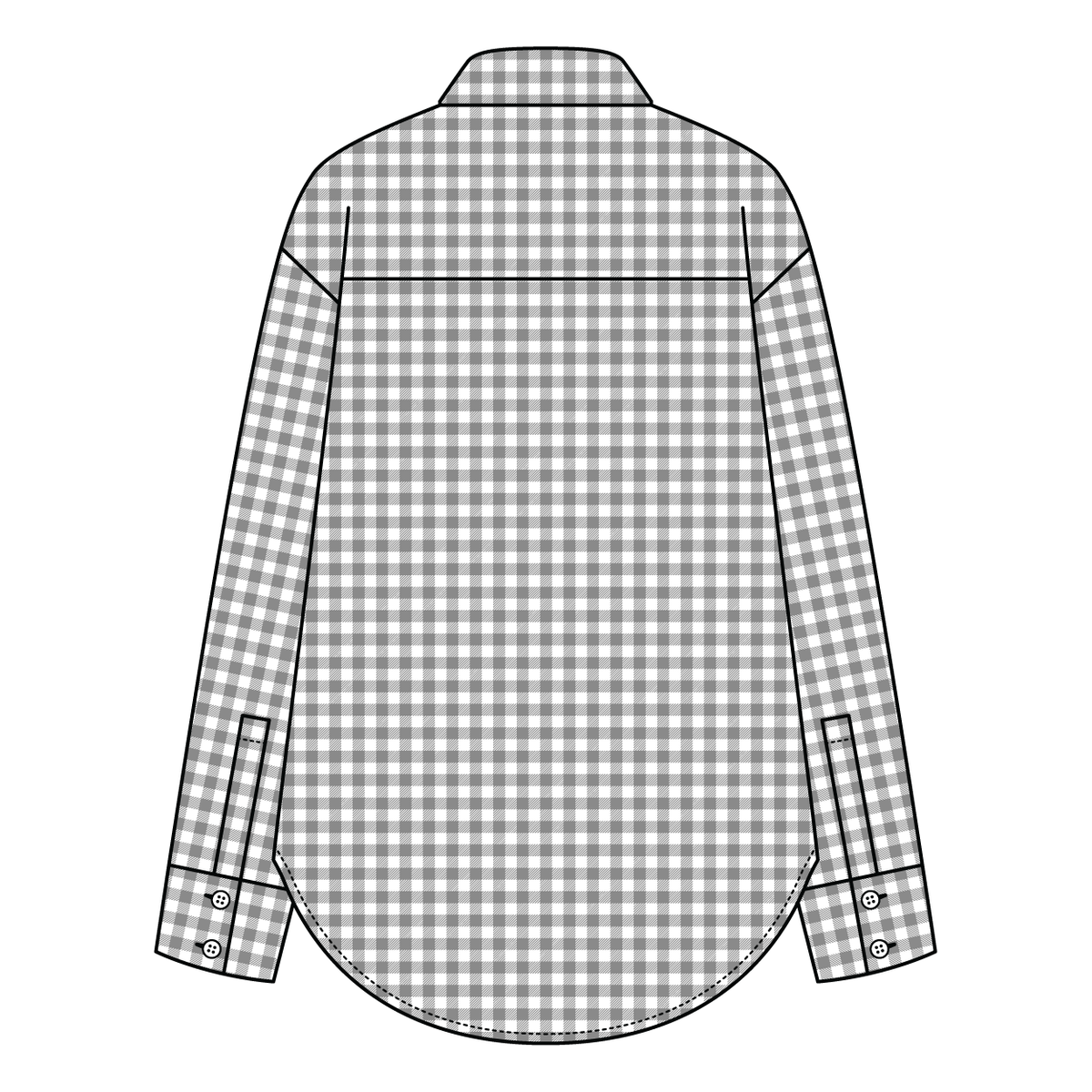 Women’s Classic Oversized Gingham Button-Down Shirt