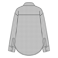 Women’s Classic Oversized Gingham Button-Down Shirt
