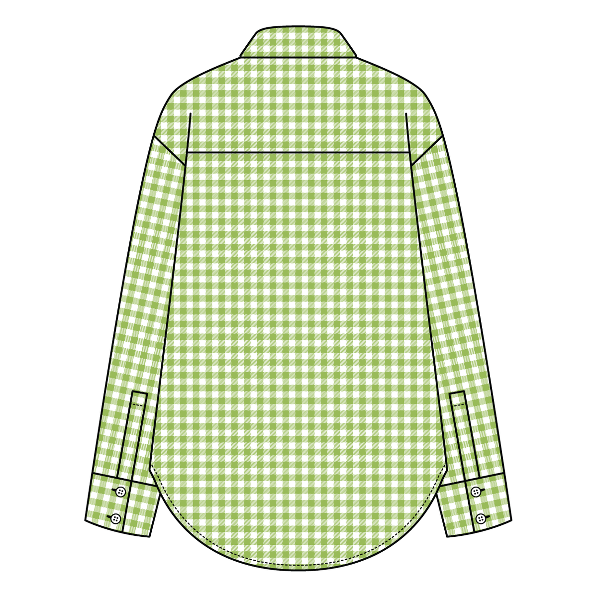 Women’s Classic Oversized Gingham Button-Down Shirt