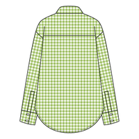 Women’s Classic Oversized Gingham Button-Down Shirt