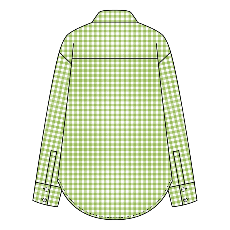 Women’s Classic Oversized Gingham Button-Down Shirt