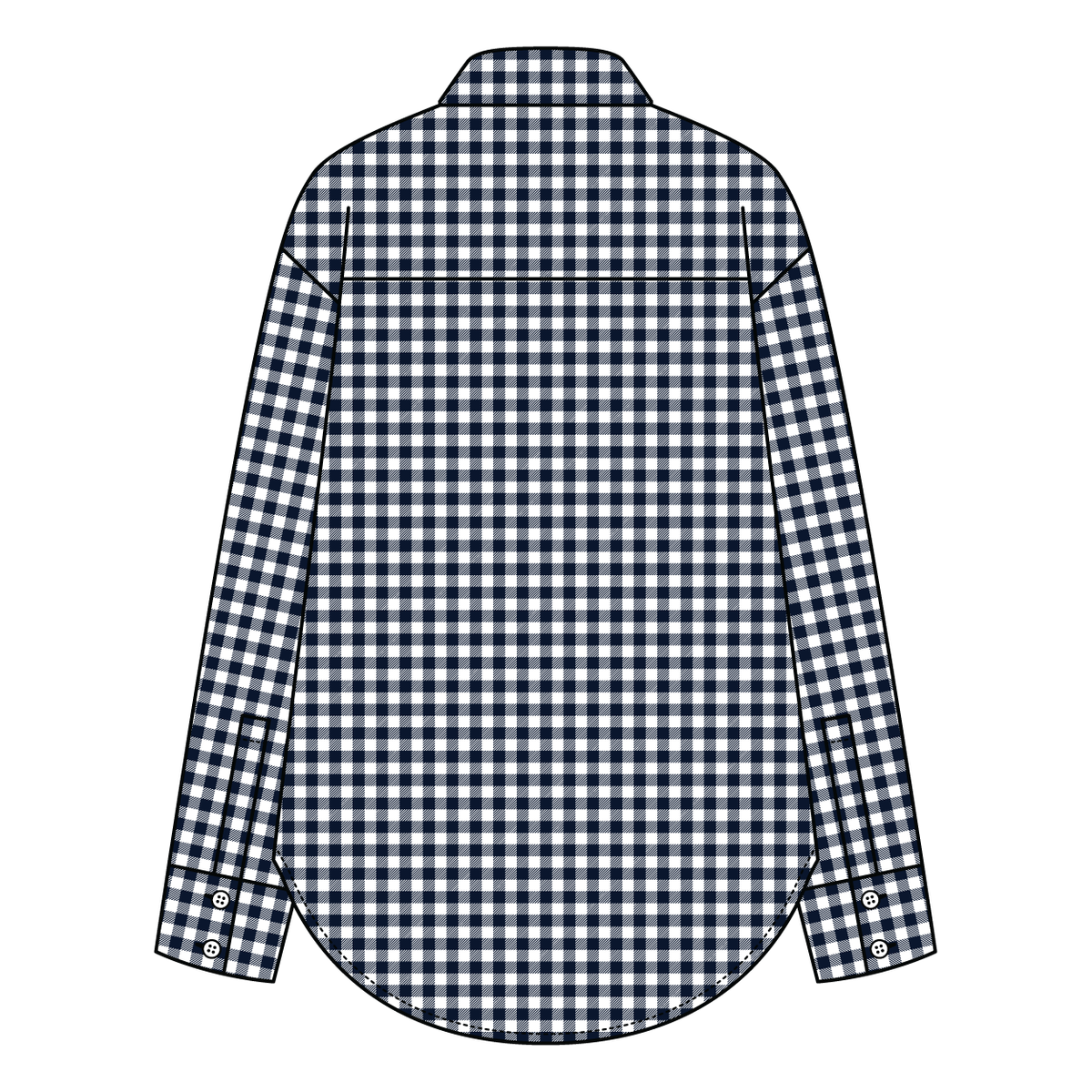 Women’s Classic Oversized Gingham Button-Down Shirt