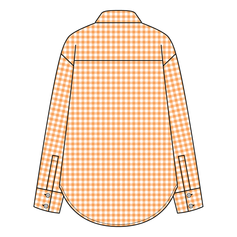 Women’s Classic Oversized Gingham Button-Down Shirt