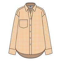 Women’s Classic Oversized Gingham Button-Down Shirt