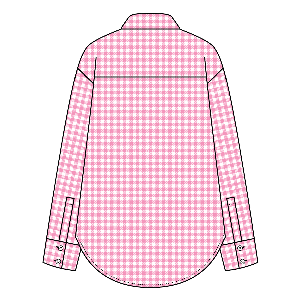Women’s Classic Oversized Gingham Button-Down Shirt