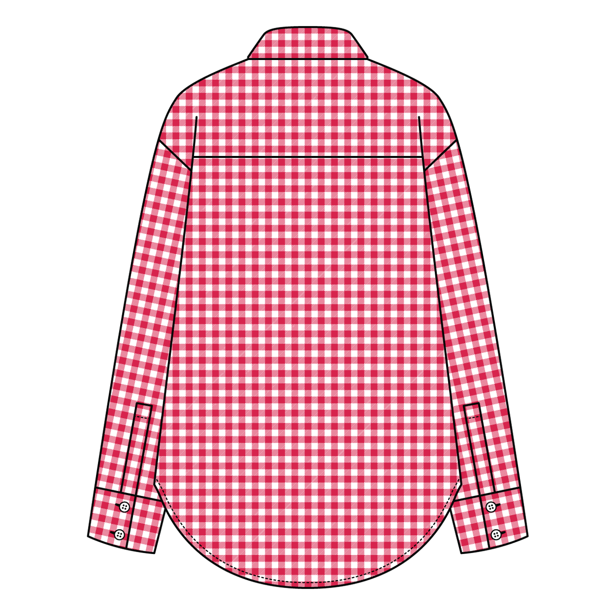 Women’s Classic Oversized Gingham Button-Down Shirt