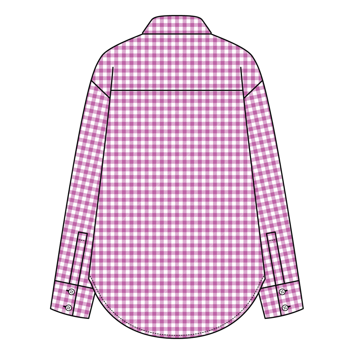Women’s Classic Oversized Gingham Button-Down Shirt