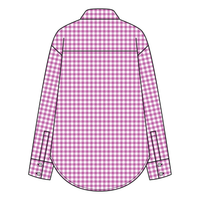 Women’s Classic Oversized Gingham Button-Down Shirt