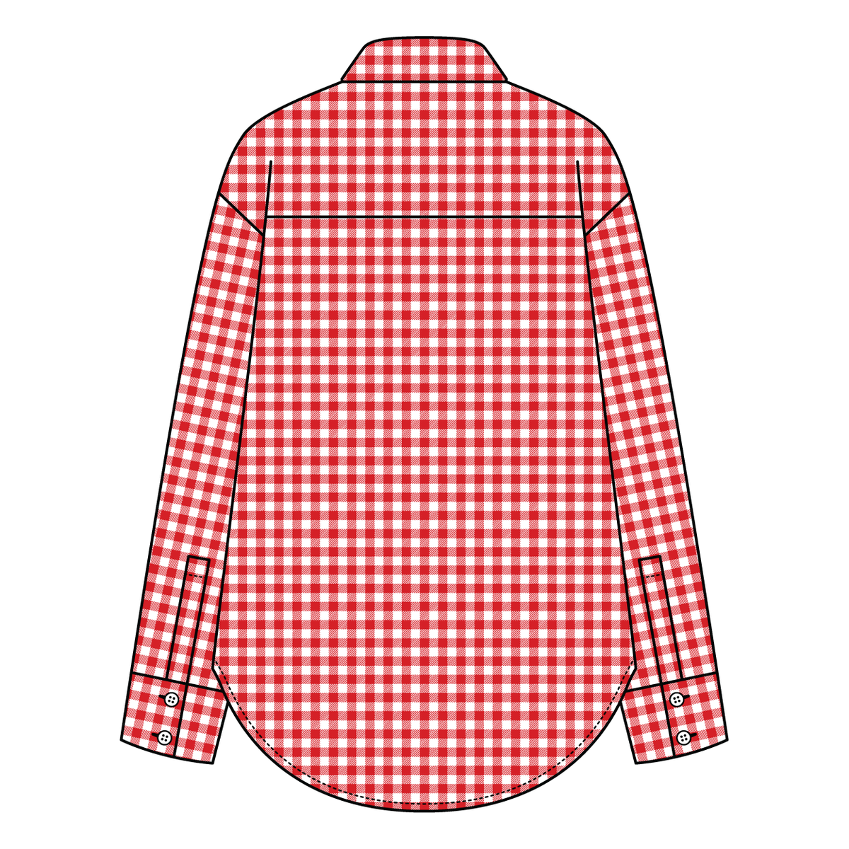 Women’s Classic Oversized Gingham Button-Down Shirt