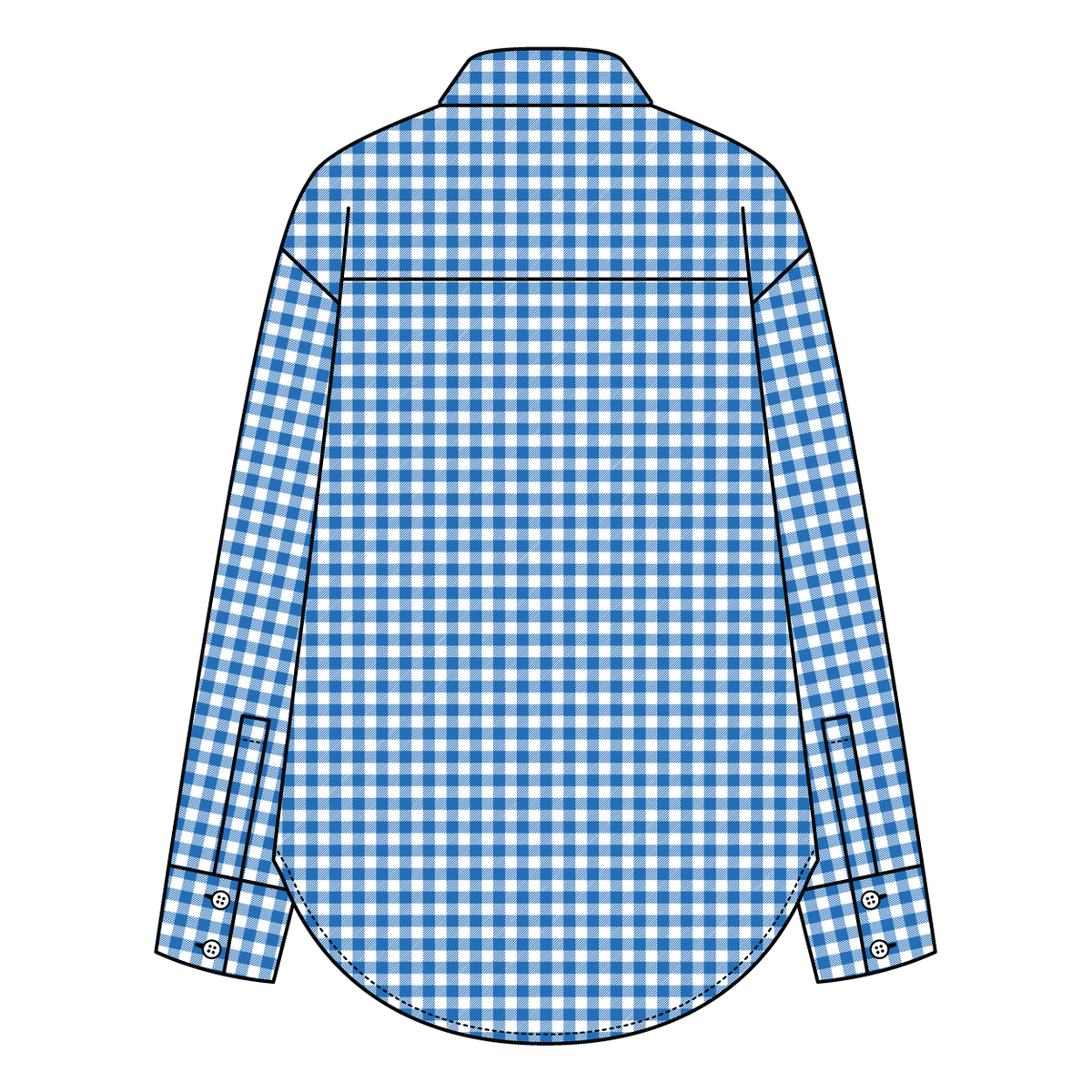 Women’s Classic Oversized Gingham Button-Down Shirt
