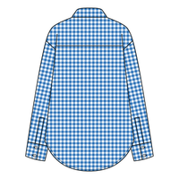 Women’s Classic Oversized Gingham Button-Down Shirt