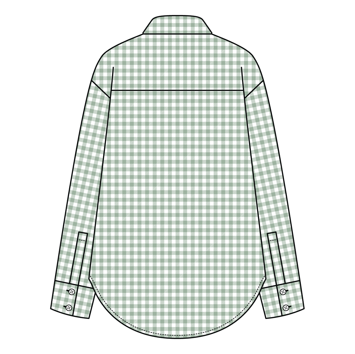 Women’s Classic Oversized Gingham Button-Down Shirt