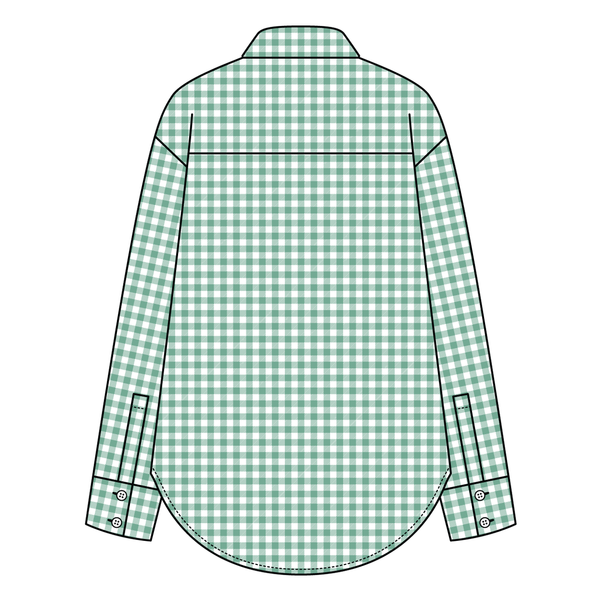 Women’s Classic Oversized Gingham Button-Down Shirt