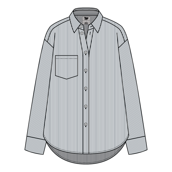 Women’s Classic Oversized Button-Down Shirt
