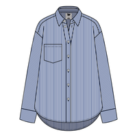 Women’s Classic Oversized Button-Down Shirt