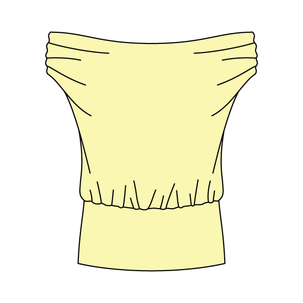Women’s Ruched Off Shoulder Crop Top with Fitted Waist