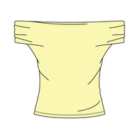 Women’s Ruched Off-Shoulder Crop Top