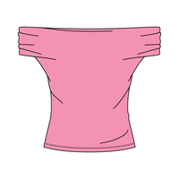 Women’s Ruched Off-Shoulder Crop Top