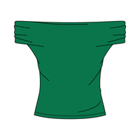 Women’s Ruched Off-Shoulder Crop Top