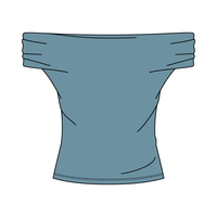 Women’s Ruched Off-Shoulder Crop Top