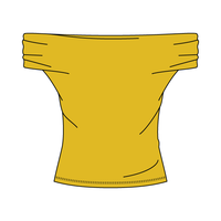 Women’s Ruched Off-Shoulder Crop Top