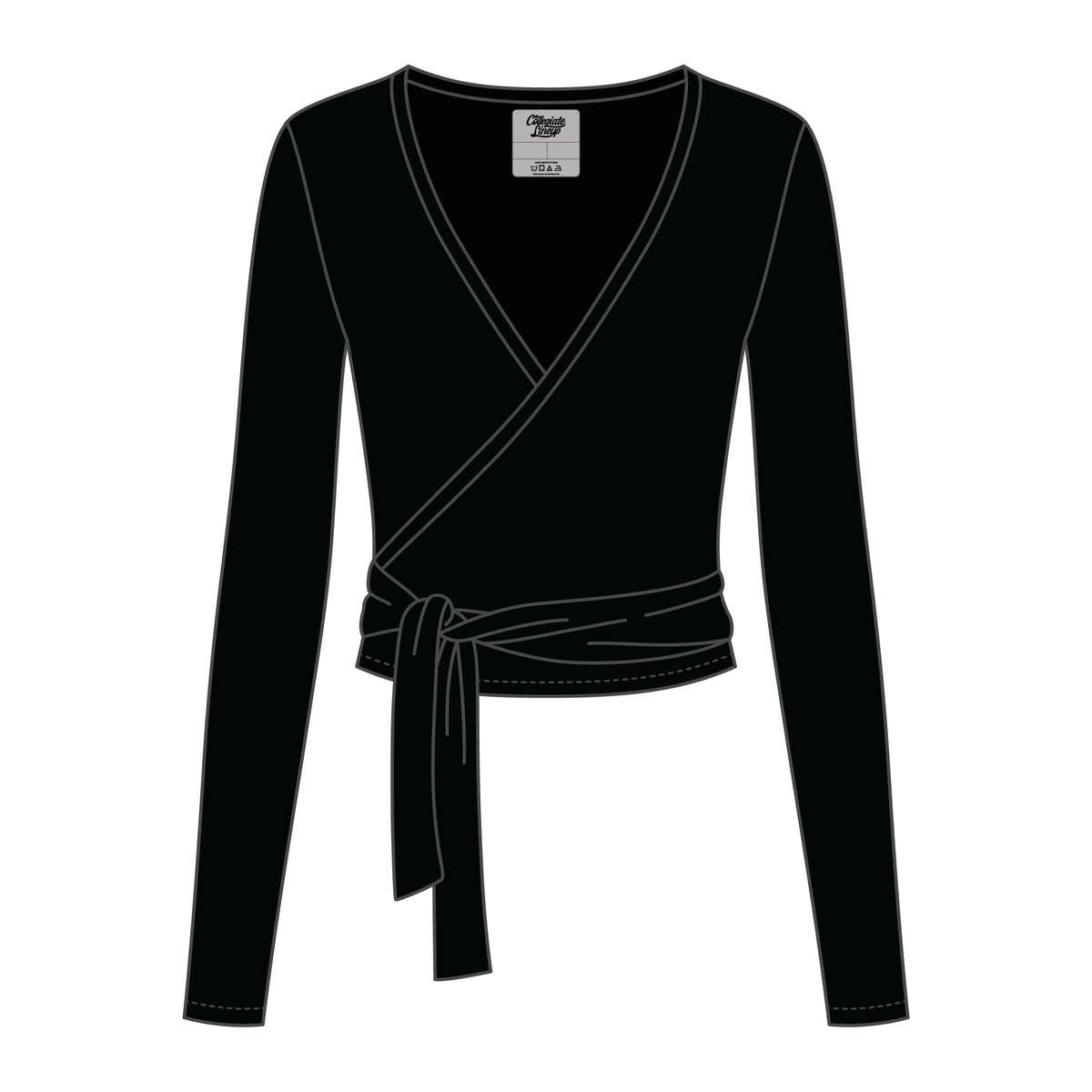 Women's Jersey Pilates Wrap Top 6015GSM