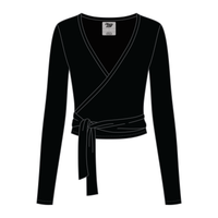 Women's Jersey Pilates Wrap Top 6015GSM