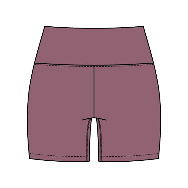 WOMEN'S CROSS WAISTBAND ACTIVE SHORTS