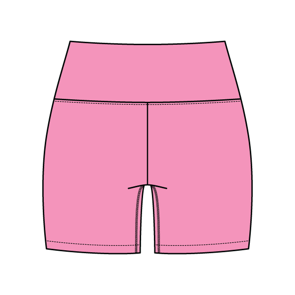 Women's Cross Waistband Active Shorts
