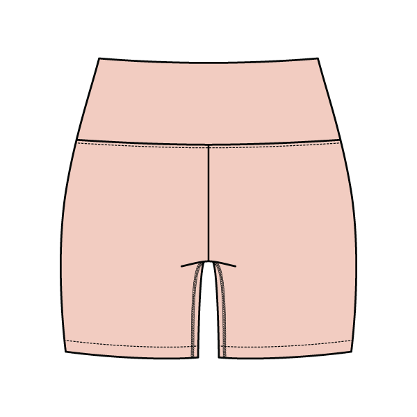 Women's Cross Waistband Active Shorts