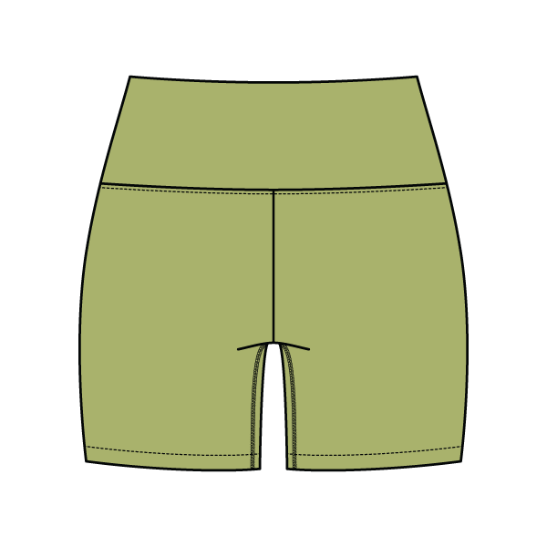 Women's Cross Waistband Active Shorts