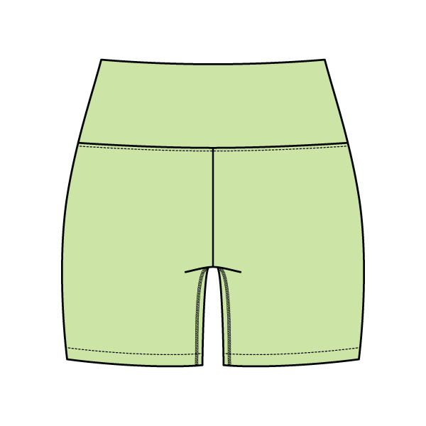 Women's Cross Waistband Active Shorts