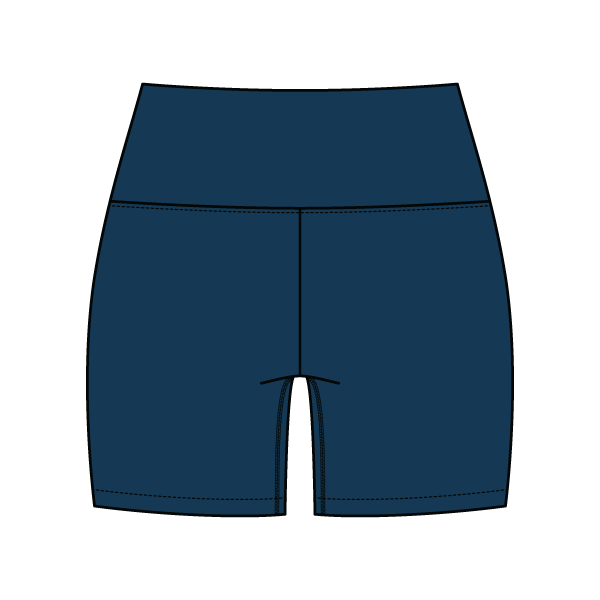 Women's Cross Waistband Active Shorts