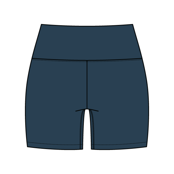 Women's Cross Waistband Active Shorts