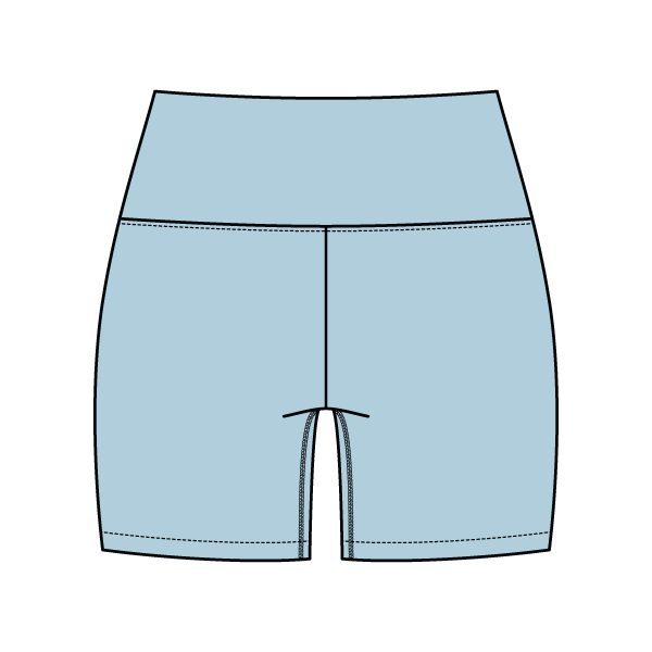 Women's Cross Waistband Active Shorts