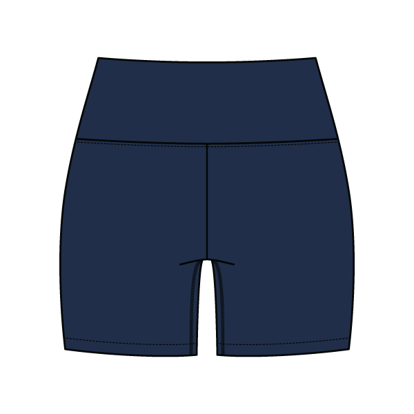 Women's Cross Waistband Active Shorts