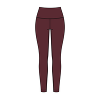 Women’s High Rise Legging with Contrast Binding
