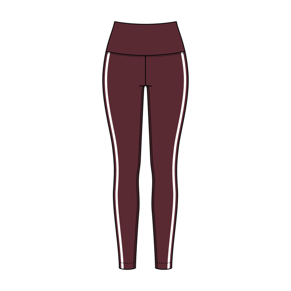 Women’s High Rise Legging with Contrast Binding