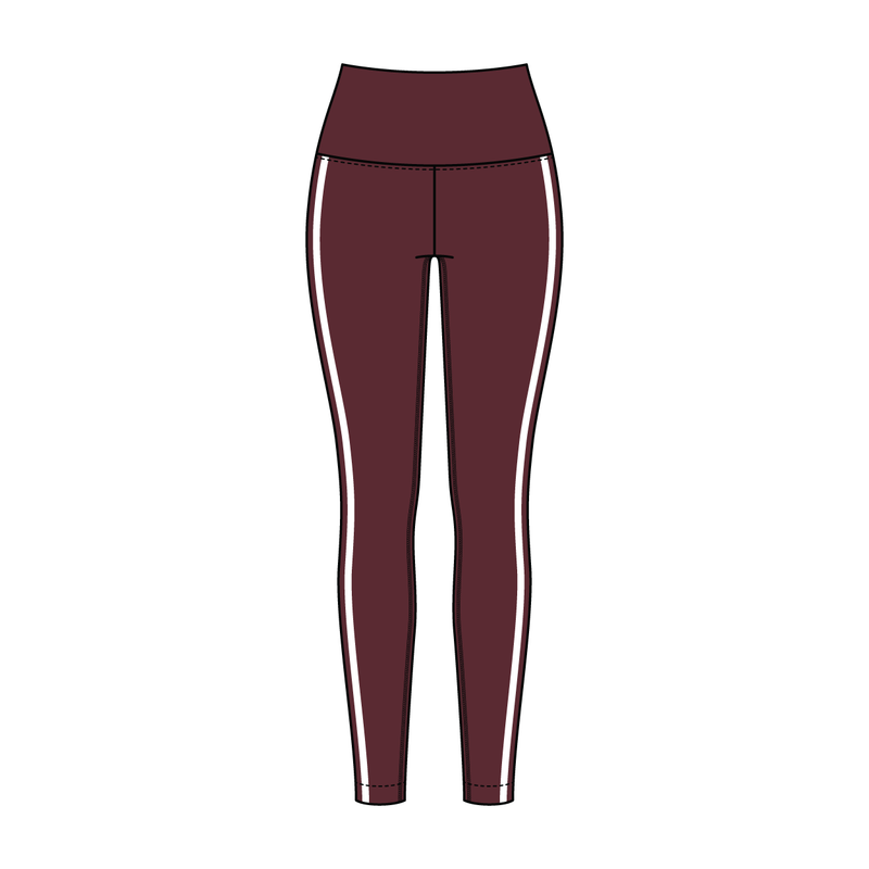 Women’s High Rise Legging with Contrast Binding