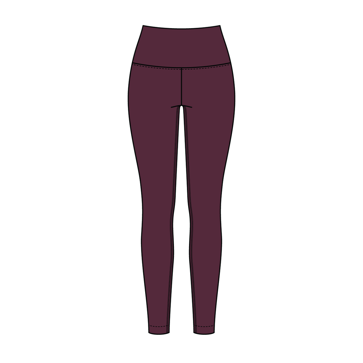 Women’s High Rise Legging with Contrast Binding
