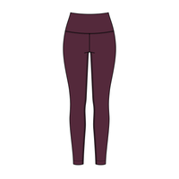 Women’s High Rise Legging with Contrast Binding