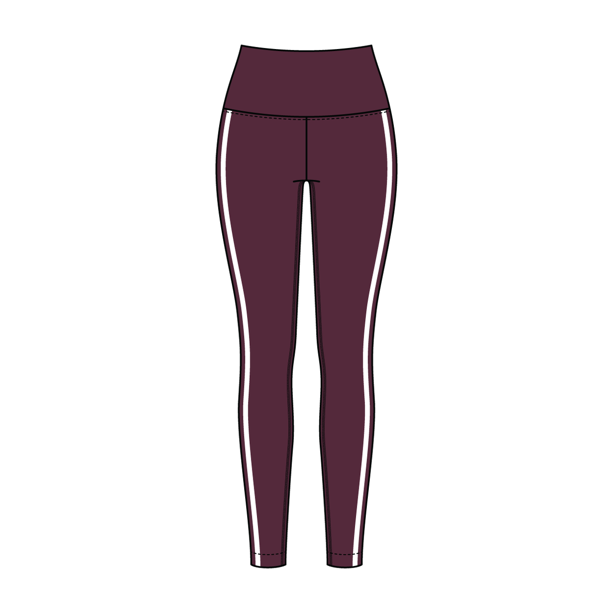 Women’s High Rise Legging with Contrast Binding
