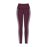 Women’s High Rise Legging with Contrast Binding