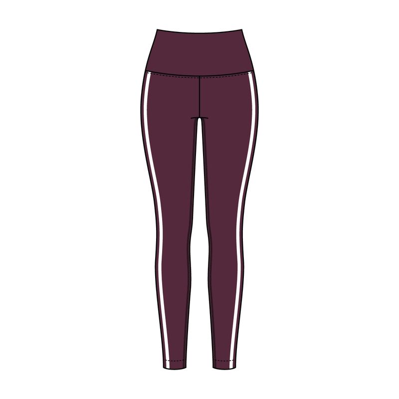 Women’s High Rise Legging with Contrast Binding